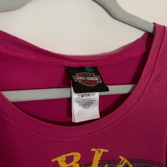 Pink Harley Davidson tee - Picture 3 of 3